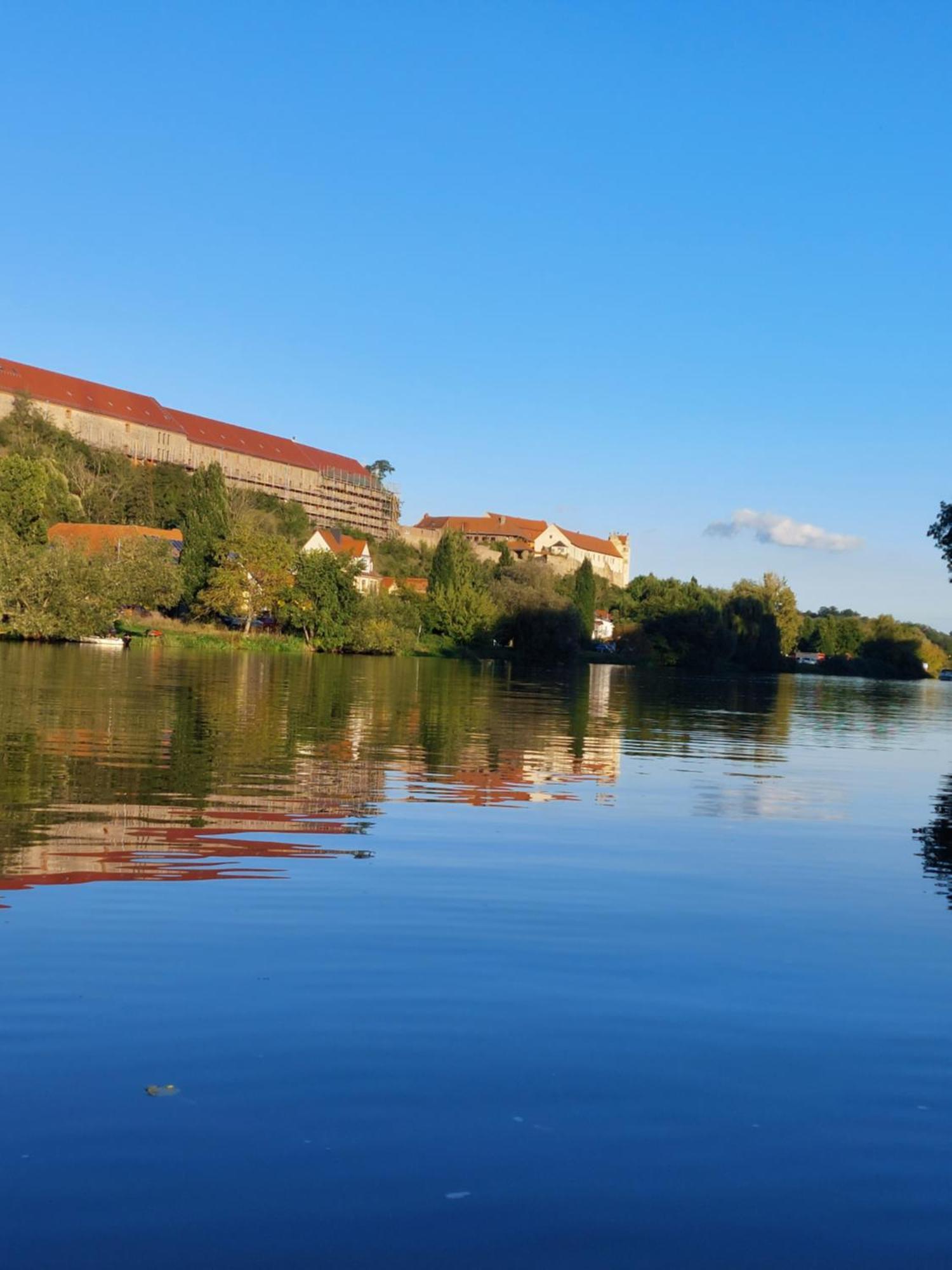 Ferienhaus Saaleblick Wettin Zewnętrze zdjęcie